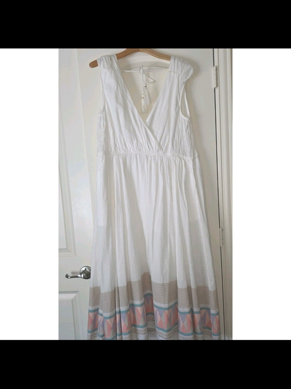 Free People white lulu midi dress small - Picture 2 of 6